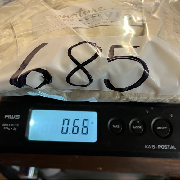 Orvis Long Sleeve Button Up Shirt Men L Cream Solid Pockets Work Cotton (685) - Picture 7 of 7